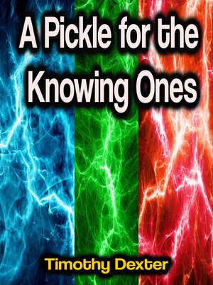 cover image of A Pickle for the Knowing Ones